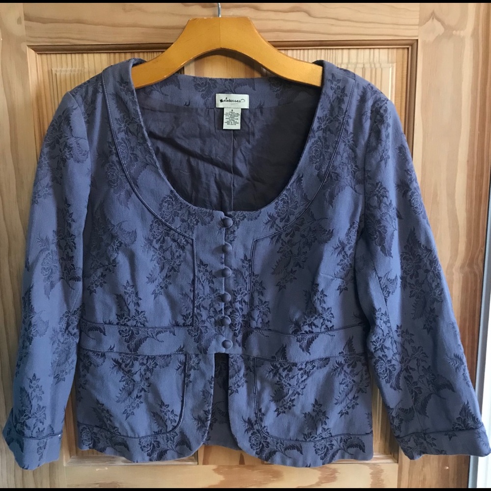Anthropologie Elevenses Crop Jacket